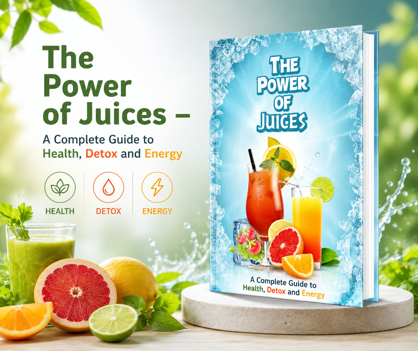 The Power of Juices – A Complete Guide to Health, Detox and Energy