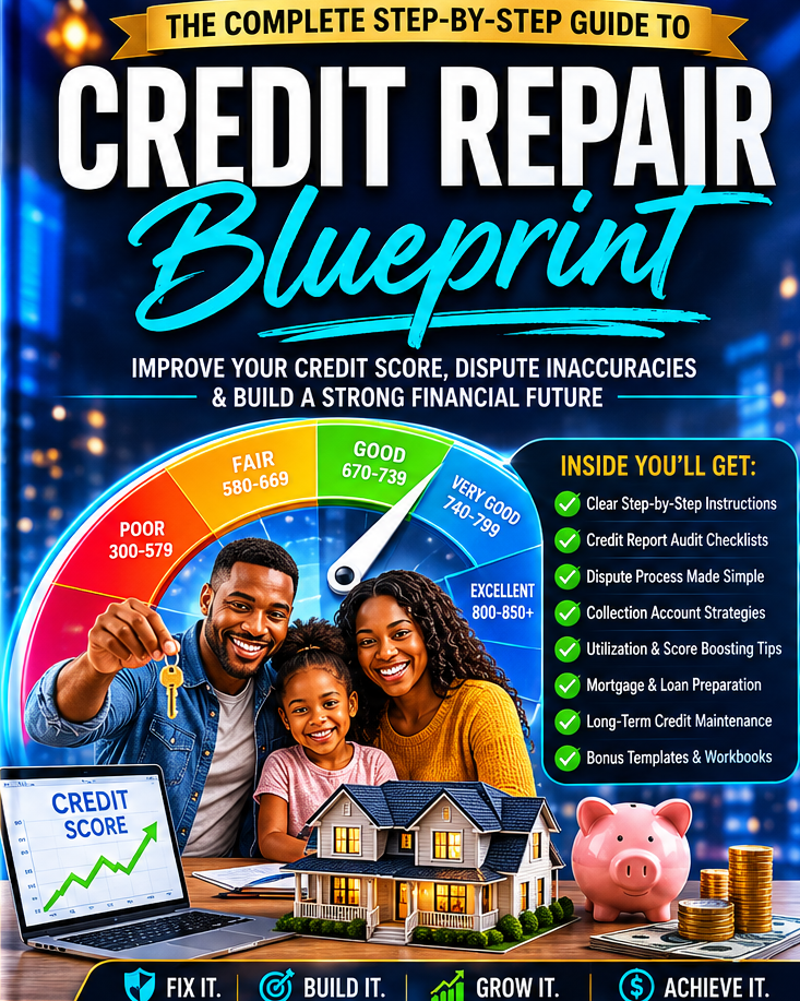 CREDIT REPAIR BLUEPRINT - The Complete Guide to Improving Your Credit Score